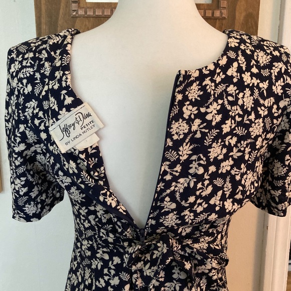 90’s culottes floral romper - Picture 4 of 8